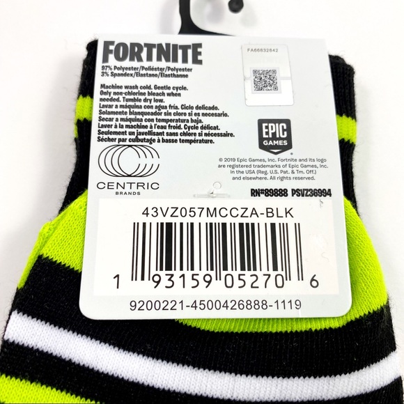 Epic Games Fortnite Llama Loot Piñata Socks 6-12 - Picture 4 of 5
